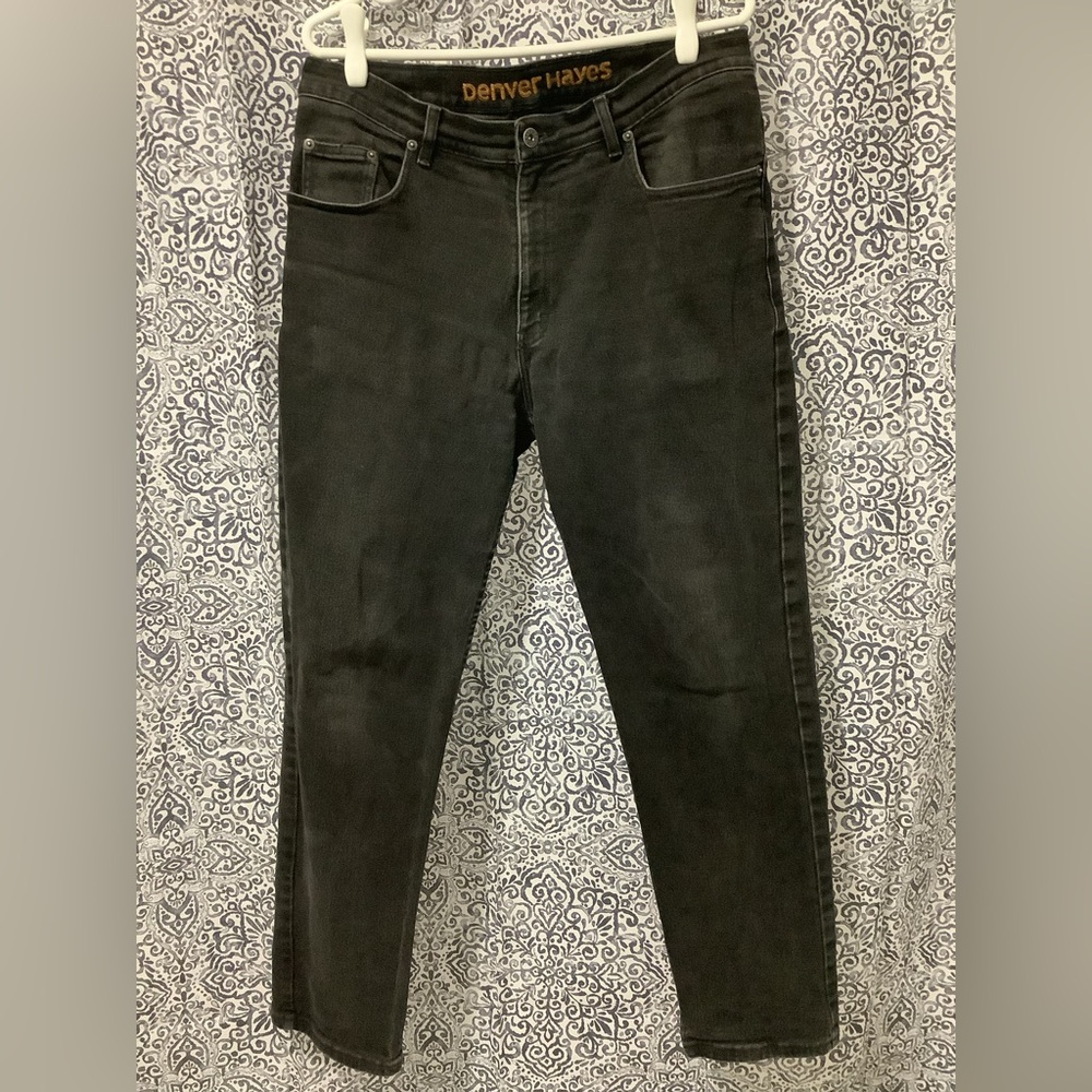Denver Hayes Black Slightly Skinny Jeans